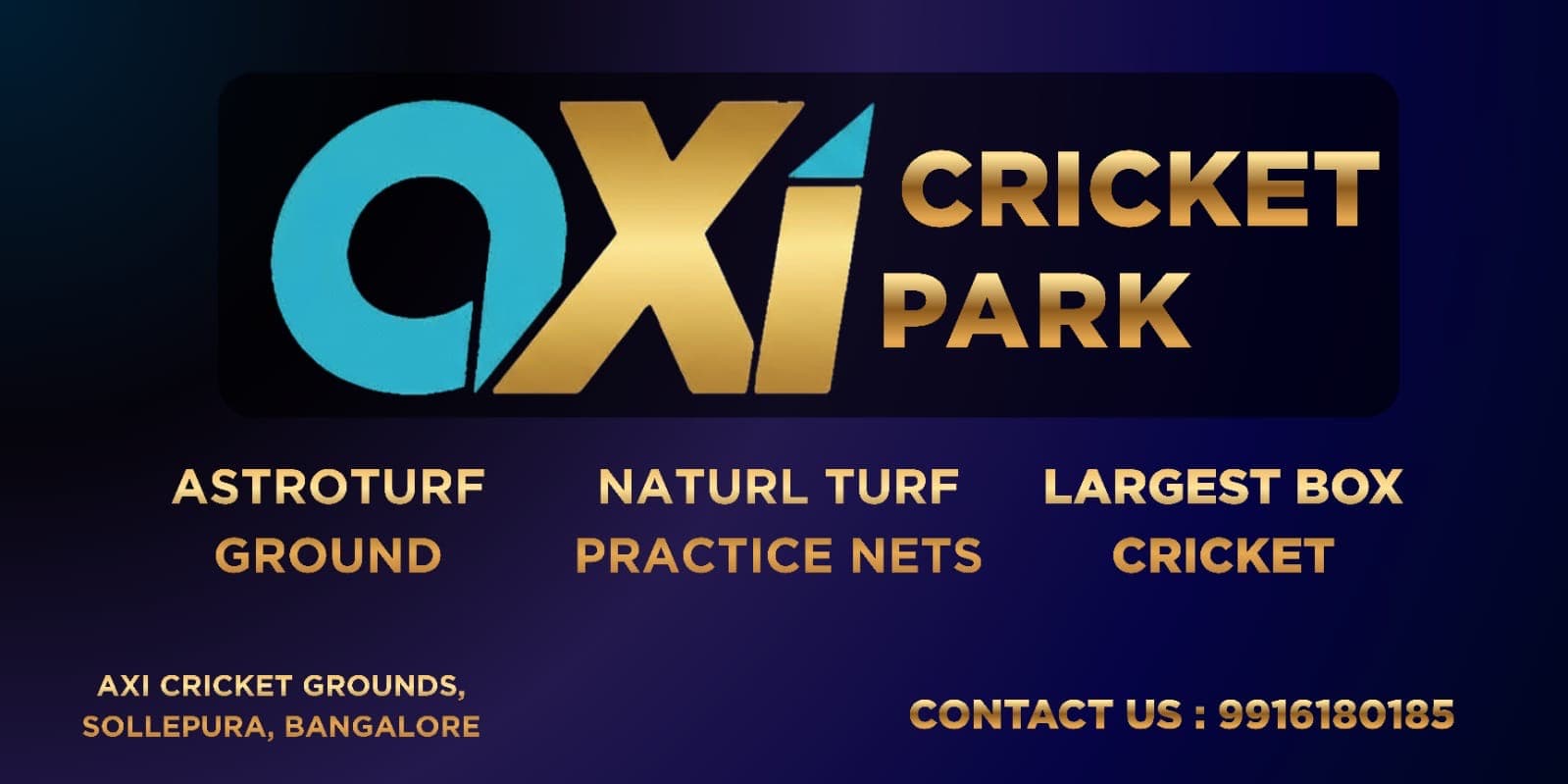 Axi Cricket Park cricket ground in Sarjapur, Bangalore
